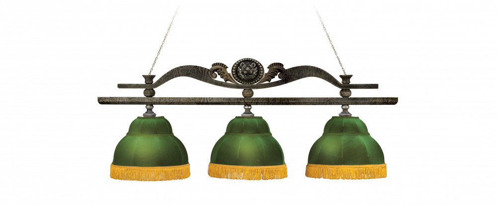 Лампа "Лео II" 3 плафона - клен