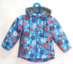 Ветровка на флисе для девочек 74-80 2417-07 (Ириска)