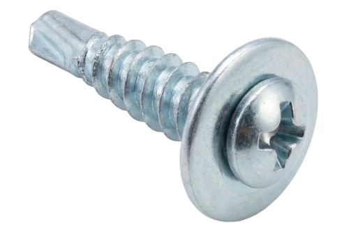 Саморез со сверлом оцинкованный с прессшайбой 4,2х13 1000 шт