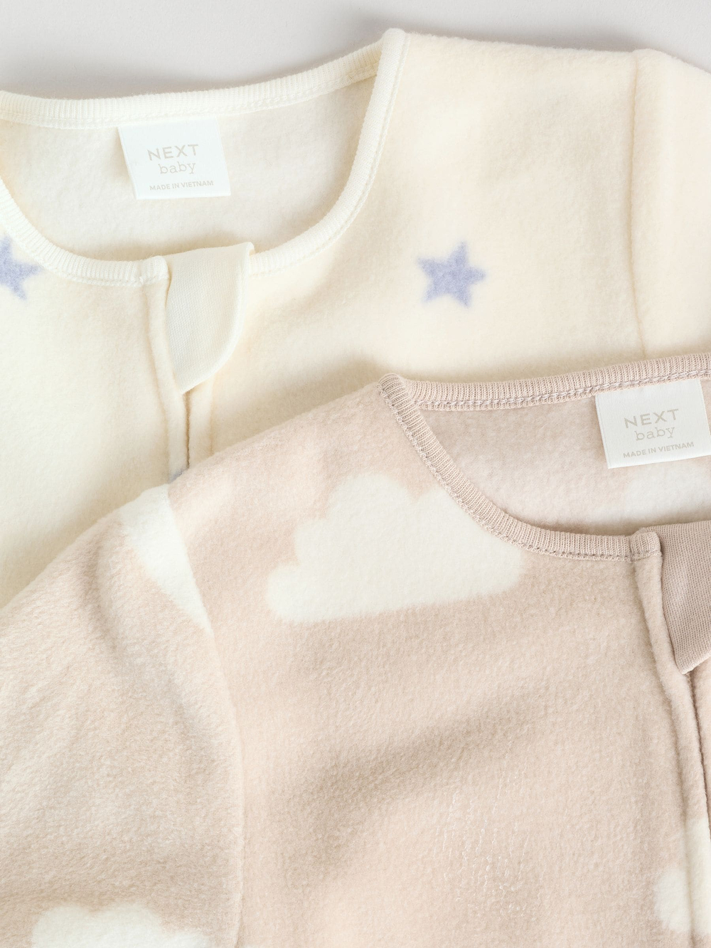 Комбинезон / Cлип для малышей флисовый Next AW3-279, 2 шт., Бежевый