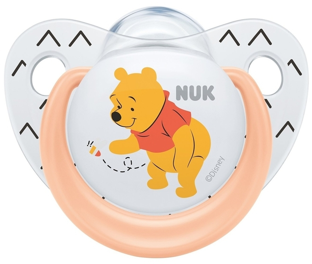 480545 Соска-пустышка ортодонтическая, латекс, от 18 мес., TRENDLINE ДИСНЕЙ, цвет МИКС