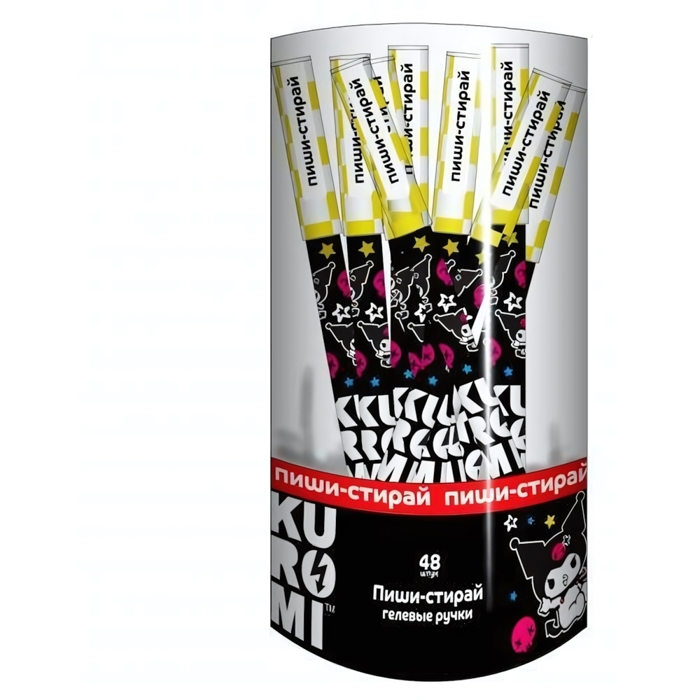 Ручка пиши-стирай, гелевая, 0,5мм. синяя "Kuromi" (Центрум)