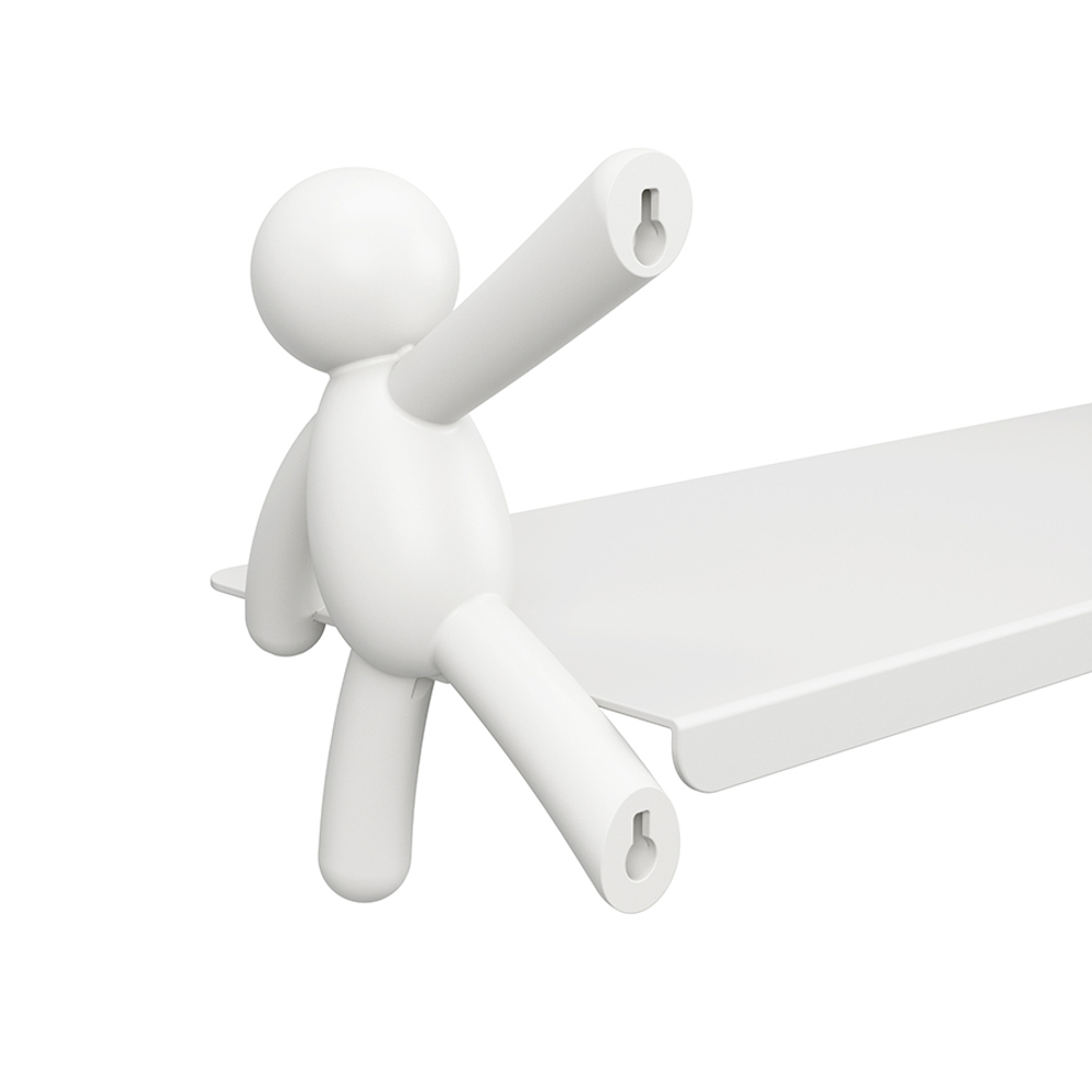 Полка buddy, 46х15 см, белая