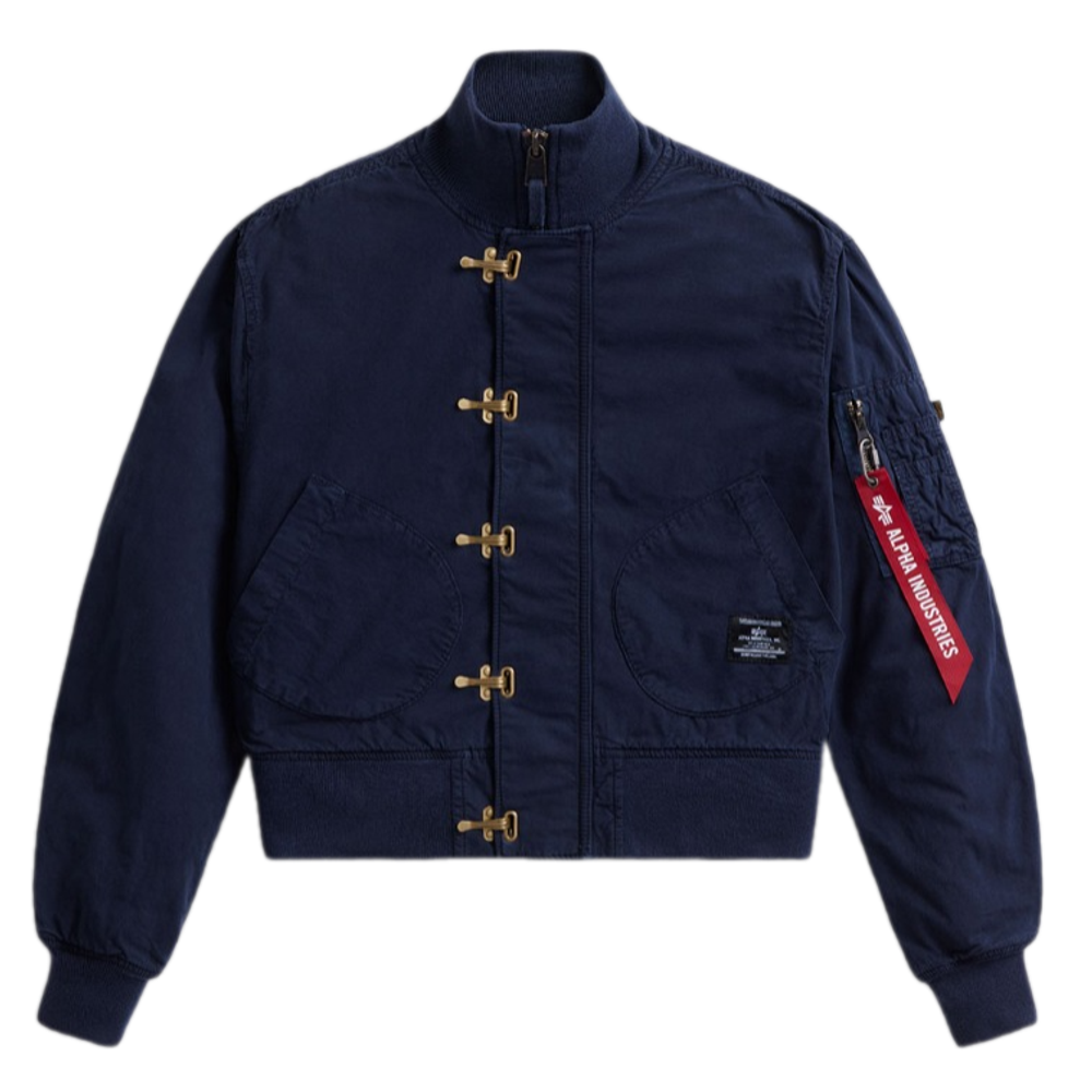 Куртка Alpha Industries US Navy Cropped Deck Hooked W Rep. Blue