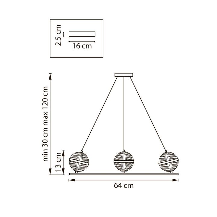Люстра подвесная Acrile G9 Lightstar 737063
