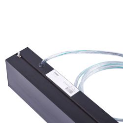 ULO-K19A 28W-4000K-Z30-120 IP40 BLACK Светильник линейный светодиодный подвесной. Зигзагообразный. профиль 50х70мм. Белый свет 4000K. 3000Лм. Алюминий. Цвет черный. TM Uniel