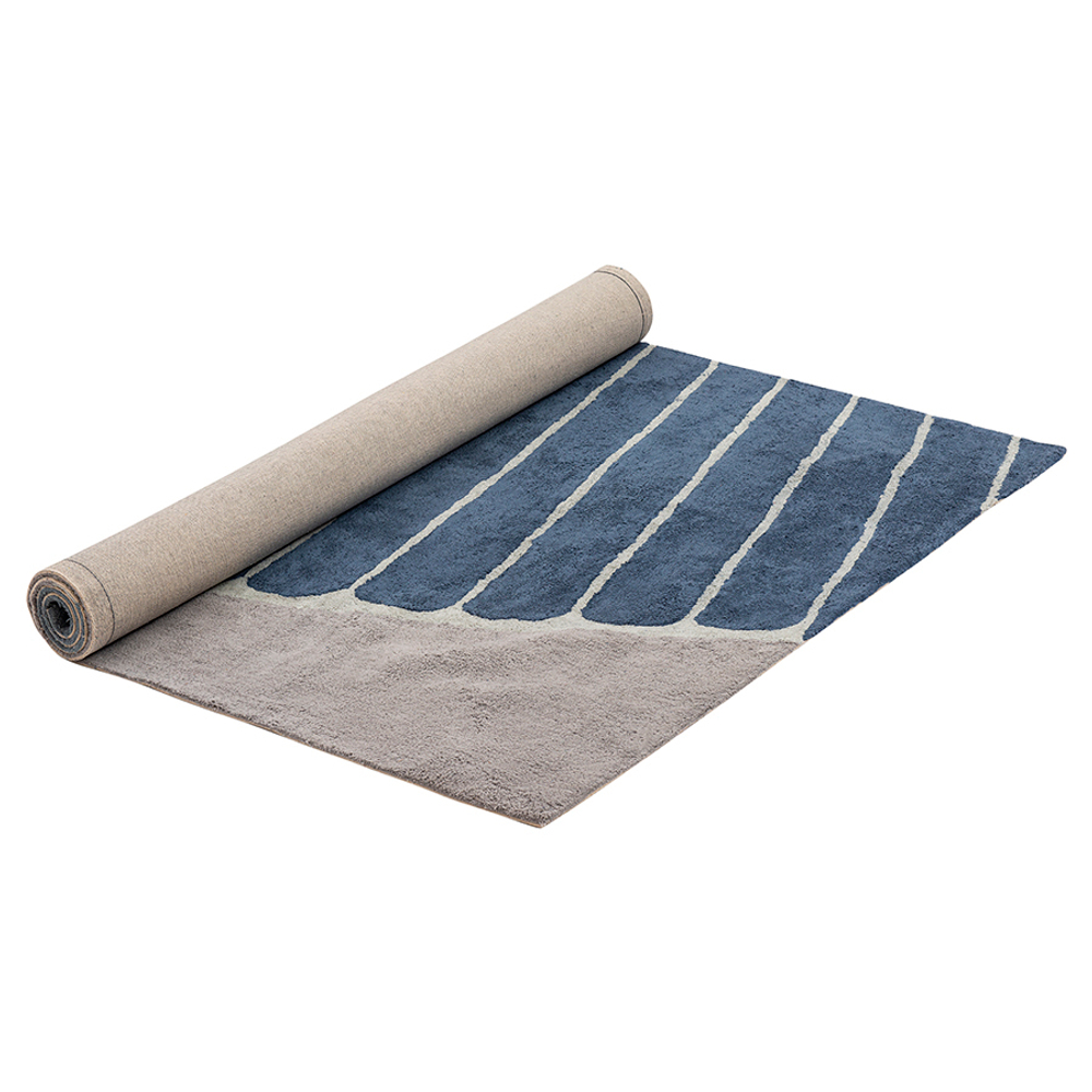 Ковер из хлопка 200х300см Tkano Terra Tea plantation серый