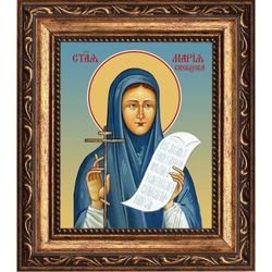 Мария Парижская (Скобцова) мученица. Икона на холсте.