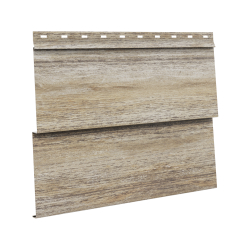Металлический сайдинг AQUASYSTEM Скандинавская доска узкая двойная, 3 м