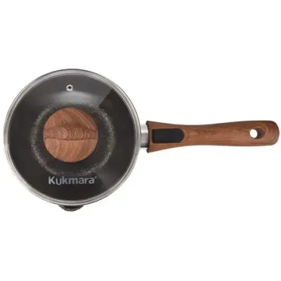 Ковш 1,5л «Granit Ultra Induction» (original) с носиком, съемная ручка, стеклянная крышка кго0156а