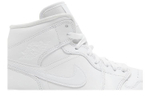 Кроссовки Jordan Air Jordan 1 Mid Triple White (Женская размерная сетка)