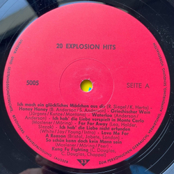 Винтажная виниловая пластинка LP Сборник Эстрады 20 Vocal Super Hits (Germany 1977)