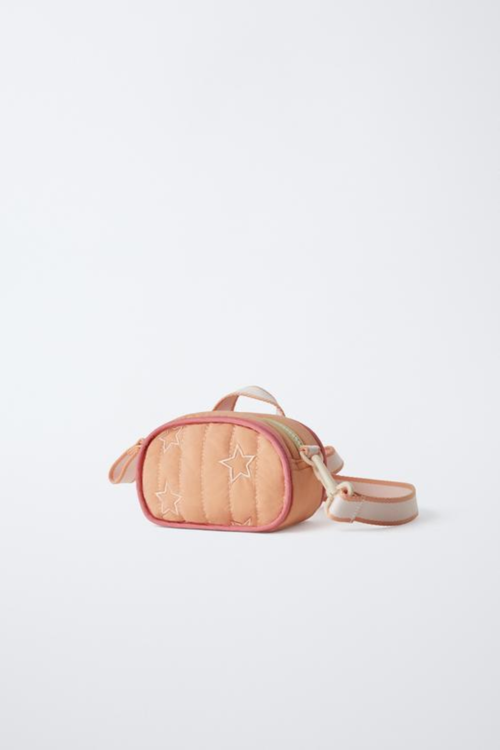 ZARA СУМКА «ЗВЕЗДА» С ПЛЕЧЕВЫМ РЕМНЕМ, ОРАНЖЕВЫЙ