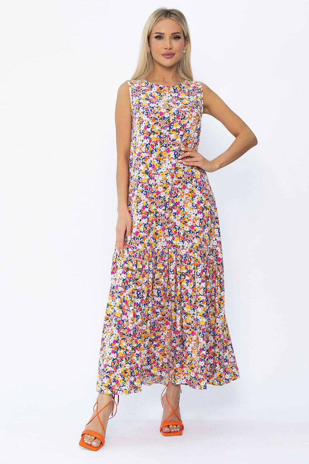 Платье Городской романс (цветы) П13901-21М LT Collection