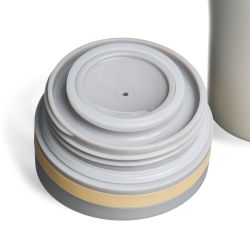 ТЕРМОКРУЖКА AGNESS "КОФЕ-СЮДА" 360МЛ, КОЛБА НЕРЖ.СТАЛЬ 18/10