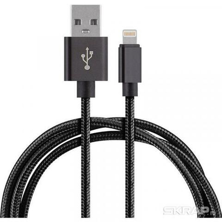 104101 Energy ET-25 Кабель USB-Lighning 1м (чёрный)