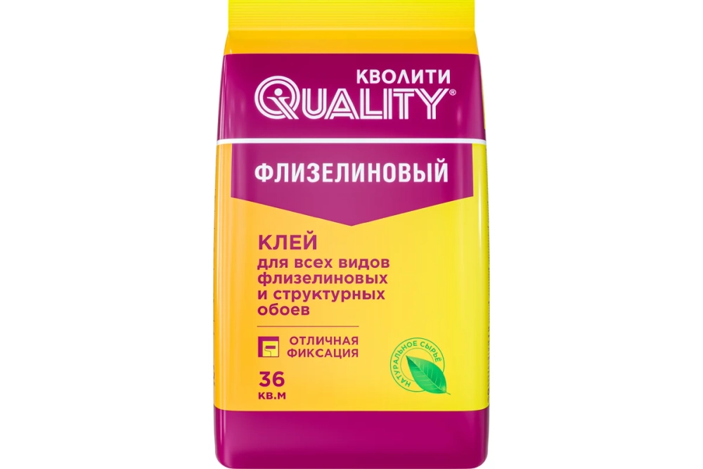 Обойный клей QUALITY Флизелиновый пакет 0,2 кг