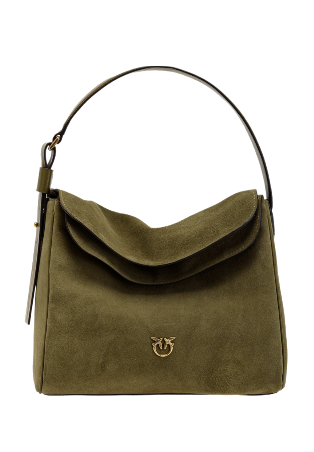 BIG LEAF BAG HOBO IN TUMBLED LEATHER