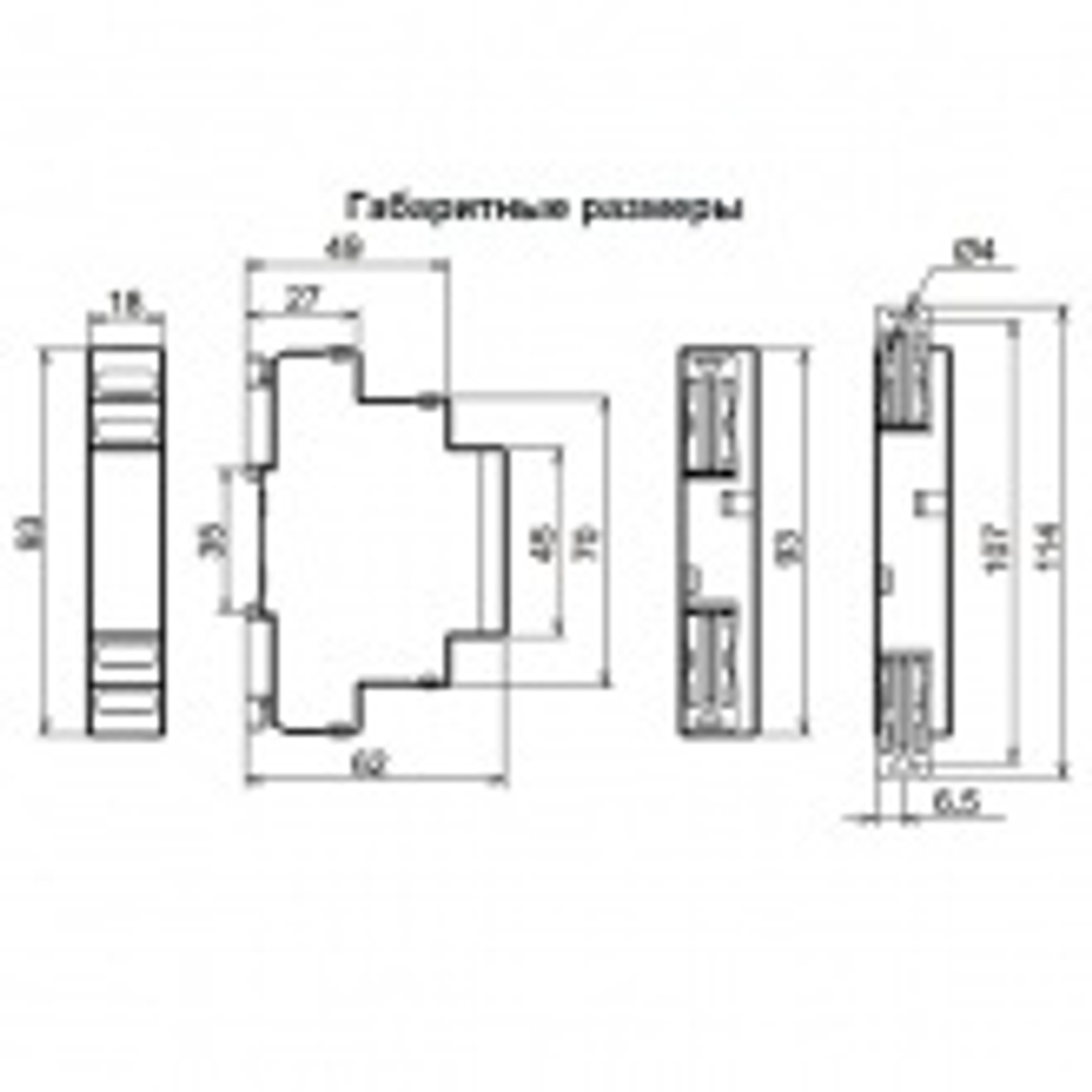 Реле контроля фаз РКФ-М05-1-15 AC 400В УХЛ4 с регулировкой порогов, U низ-70%-95%, U верх-105-130% 4640016934683