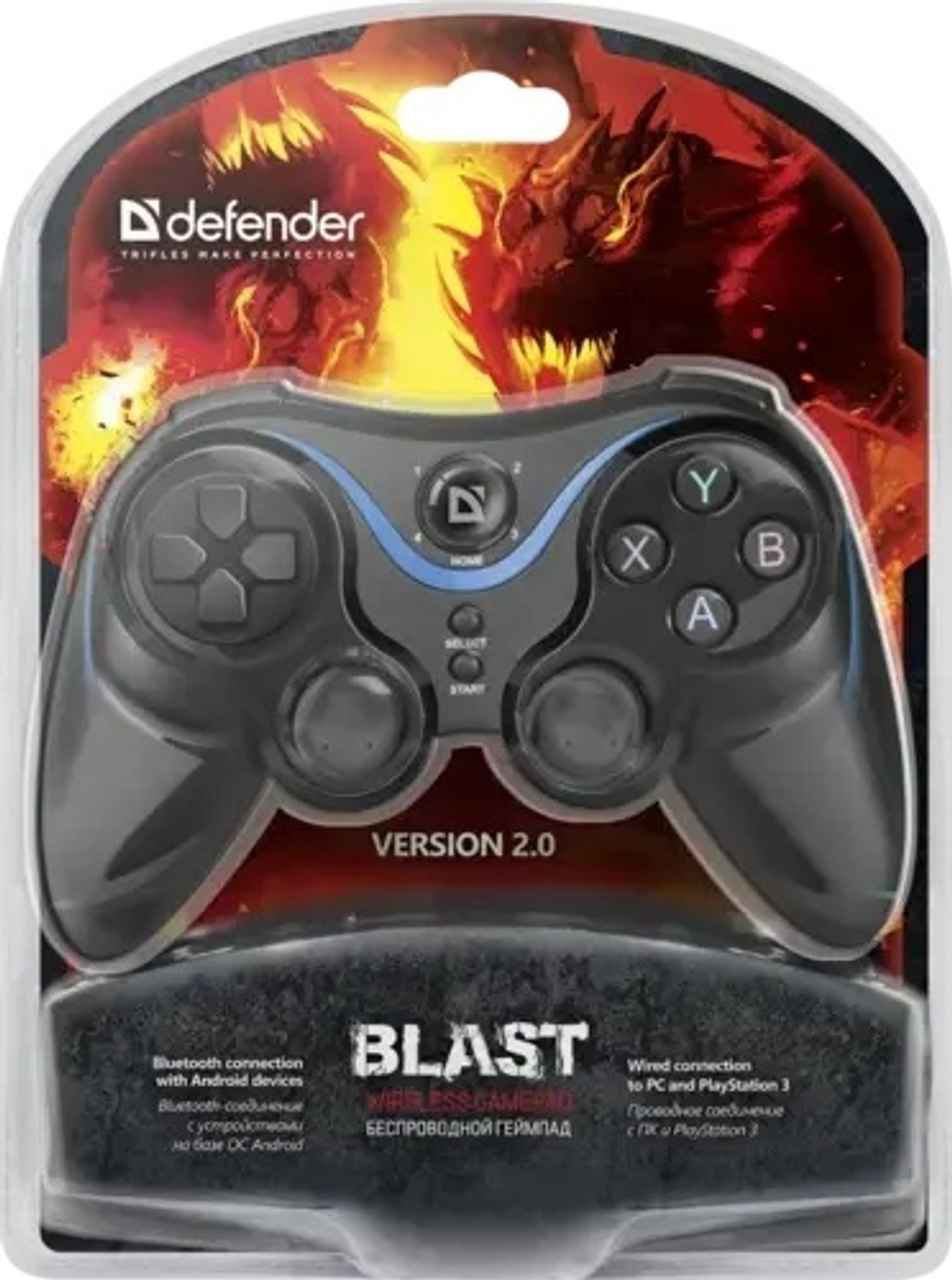 Игровой контроллер Defender Blast черный