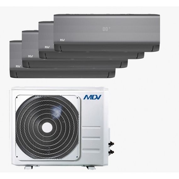 Мульти сплит-система MDV на 4 комнаты (20+20+20+20 кв.м.) LOFT