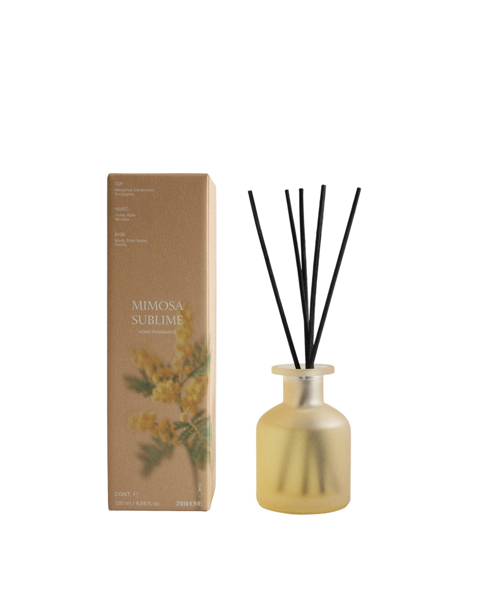 Zara Home Ароматический диффузор с палочками Mimosa Sublime, 120 мл, аромат для дома