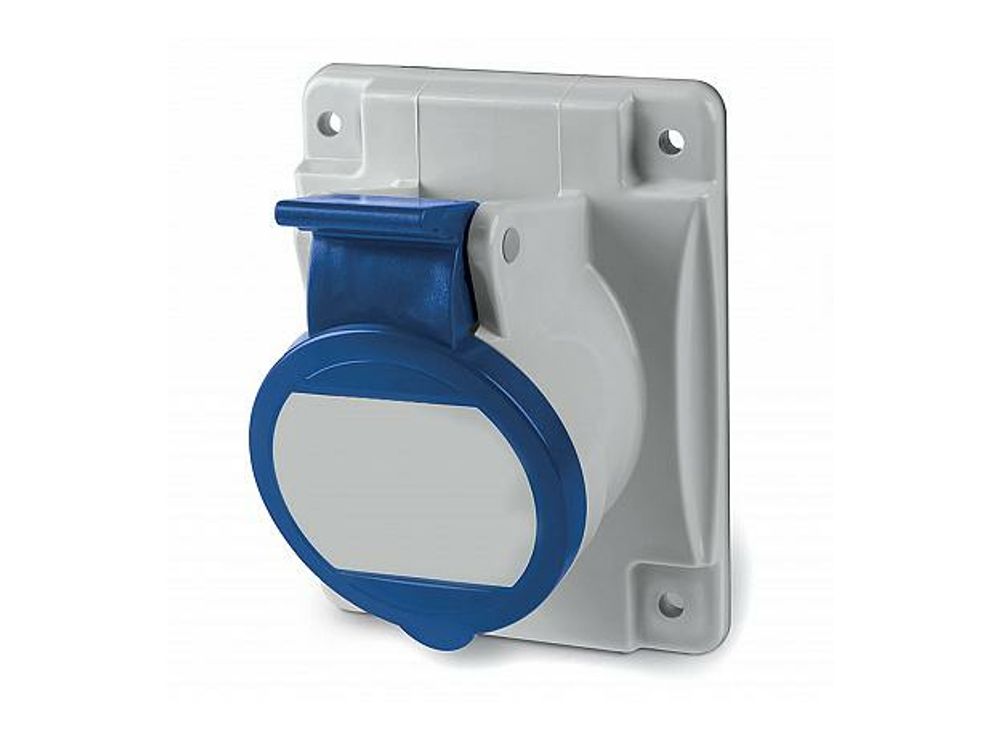 Розетка панельная с наклоном артикул DIS4133263 IP44 32А 2P+E 230В