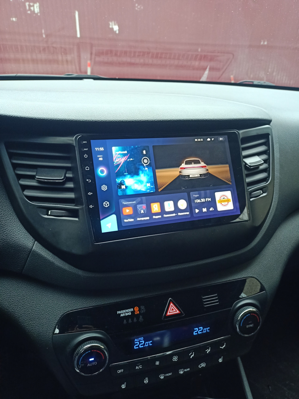 Магнитола для Hyundai Tucson 3 2015-2018 (без штатной КЗВ, рамка черная) - Teyes SPRO+ монитор 9" IPS на Android 10, ТОП процессор, 4Гб+32Гб, 4G SIM-слот