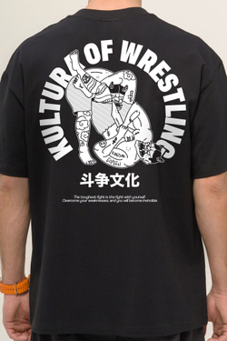 Футболка KUL'TURA "WRESTLING" Черный