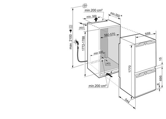 Встраиваемый холодильник Liebherr ICN 3376