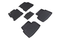 Резиновые коврики с высоким бортом для Honda Civic VIII 4D 2009-2012, Seintex.81892