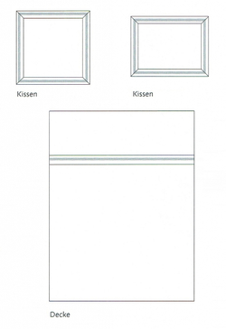 Пододеяльник 180х200 Christian Fischbacher Luxury Nights Vintage 591 Швейцария схема