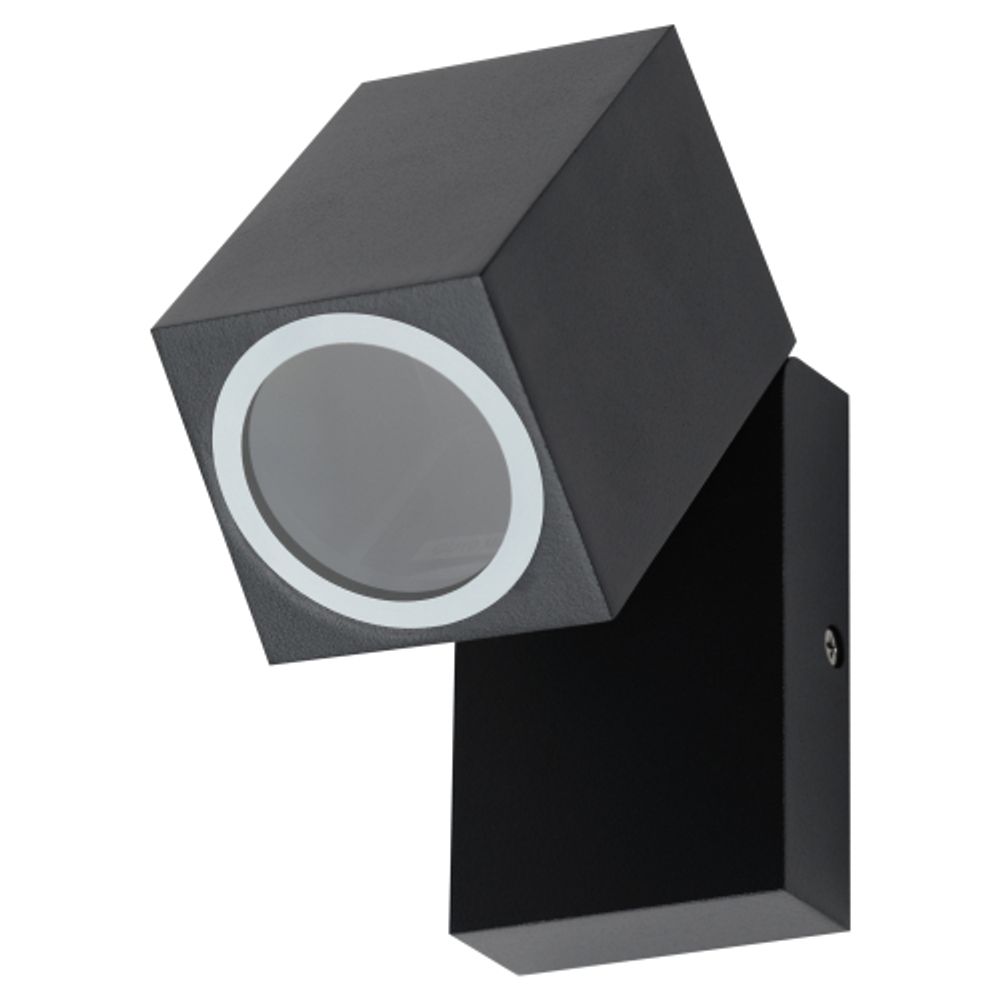 Декоративная подсветка ЭРА WL37 BK MR16/GU10, черный, для интерьера, фасадов зданий | Фасадная декоративная подсветка