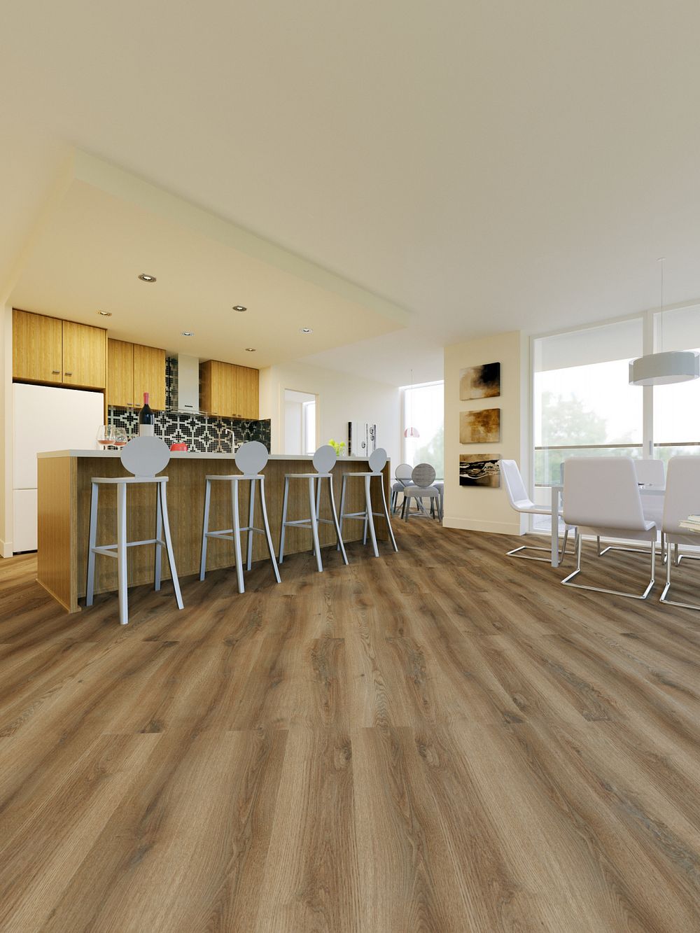 Виниловый пол FineFloor Light FF-1335 Дуб Брага