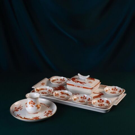 Винтаж: Набор для суши «Красный Дракон» на 6 персон