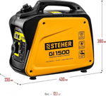 Генератор бензиновый Steher GI-1500 инверторный