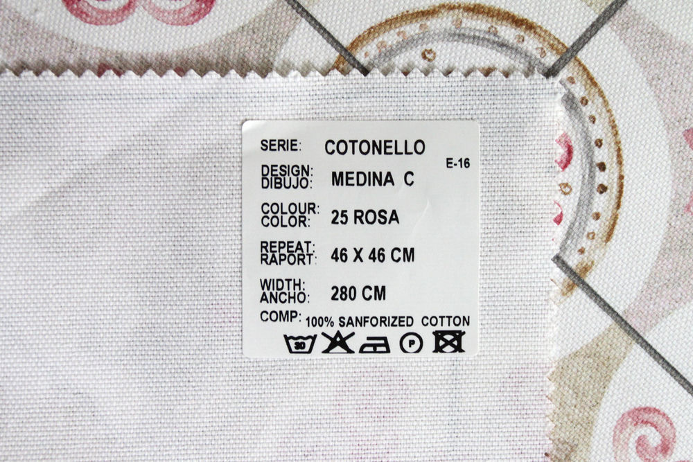 Рогожка Cotonello Medina (Котонело Медина) C 25 rosa