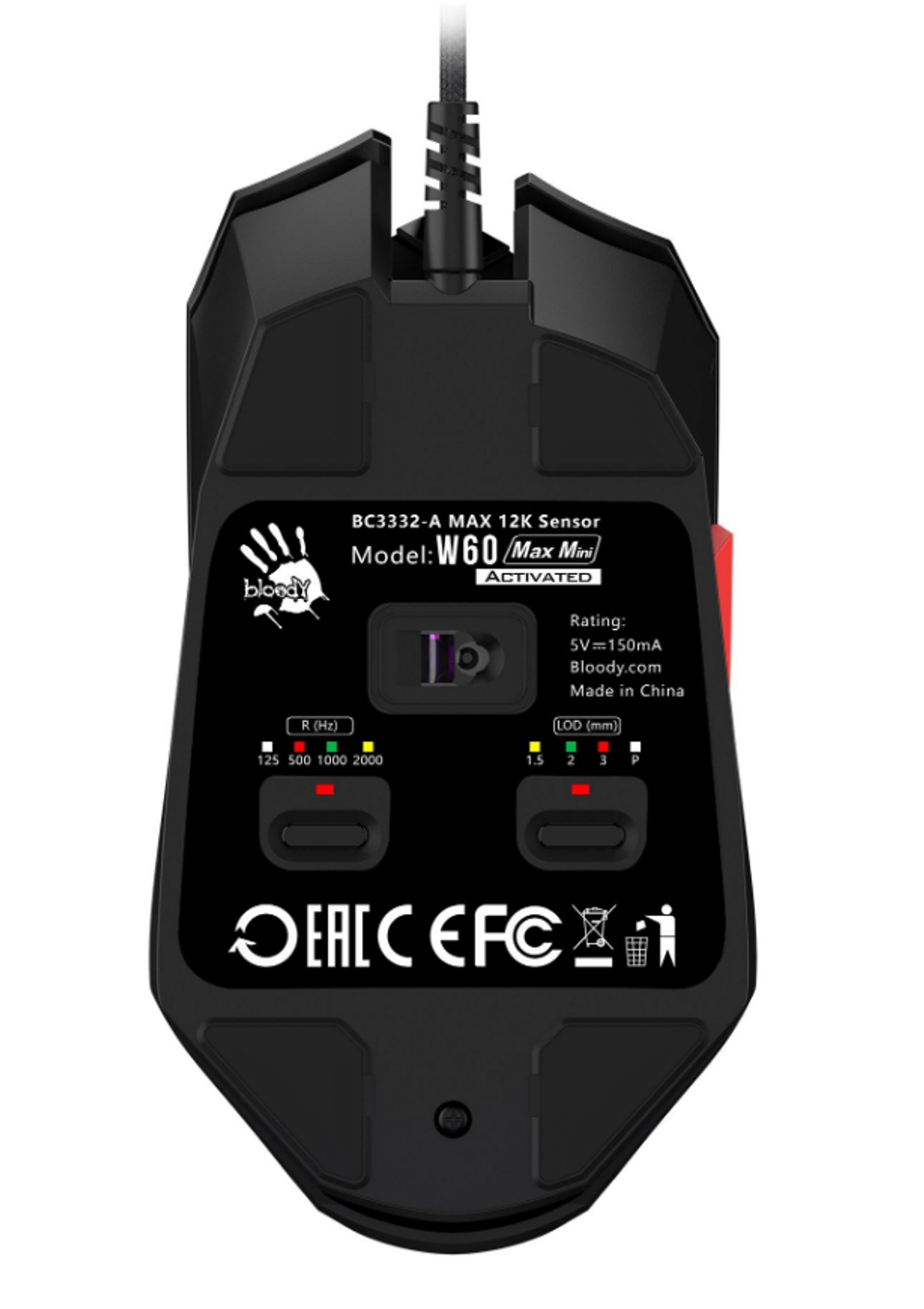 Мышь  A4Tech W60 MAX MINI