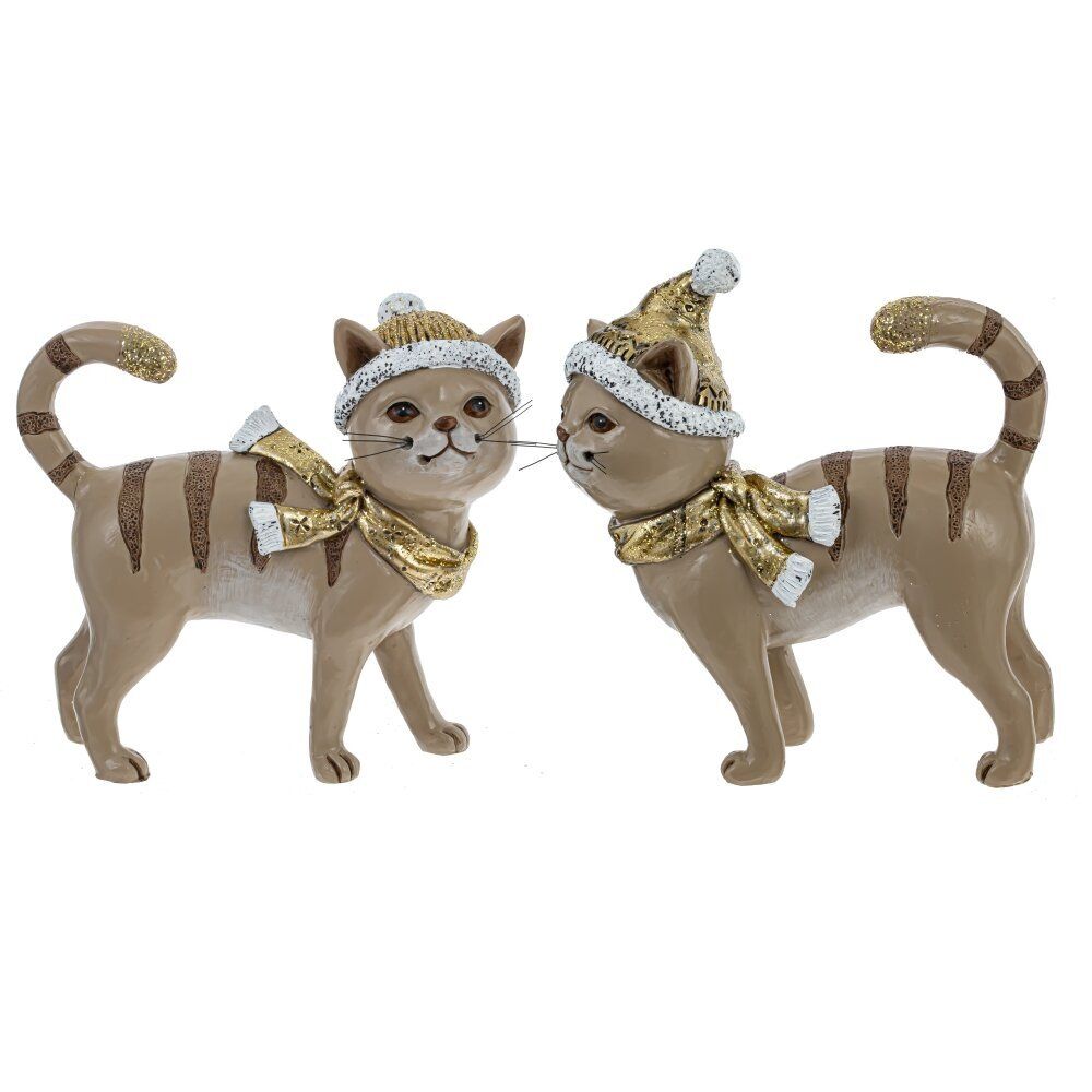 GAEM Фигурка декоративная "Кот", L14 W5 H16 см, 2в.