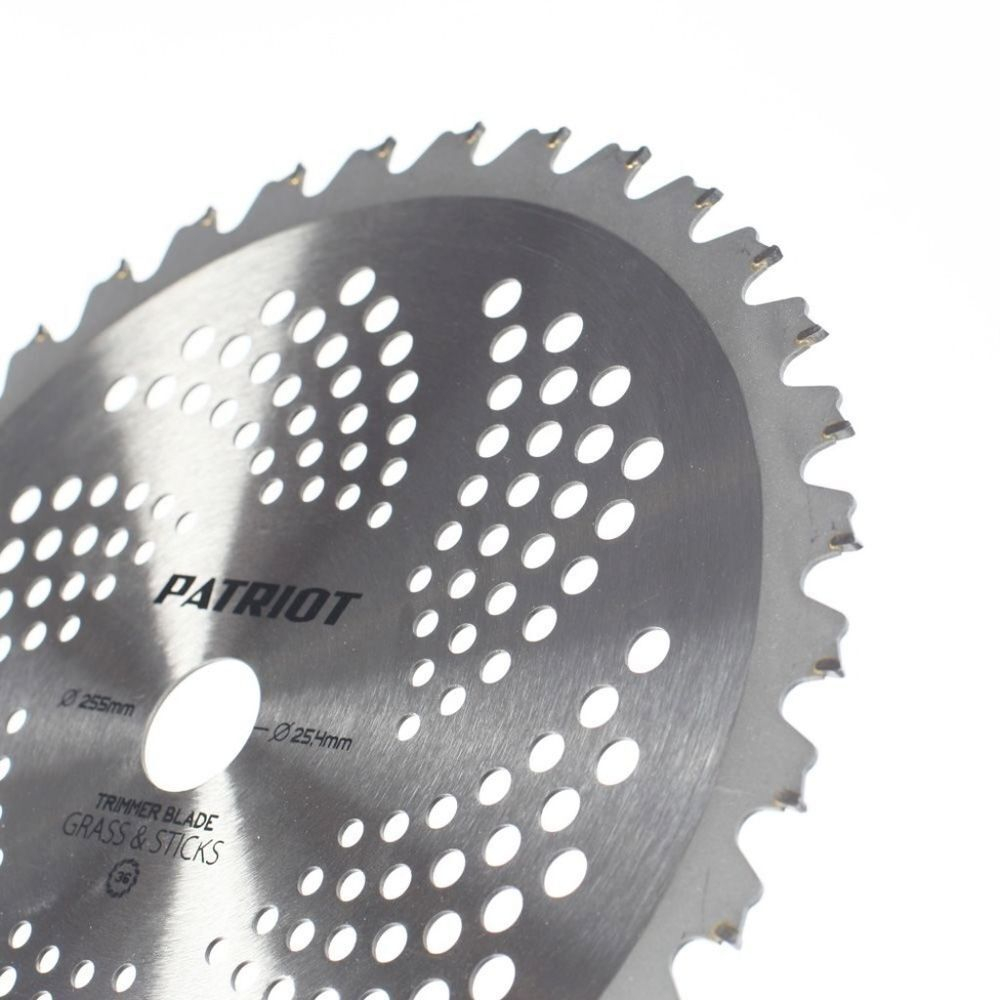 Нож для триммера 36зуб, 230 мм, 25.4 мм, Patriot, TBM36, с твердыми напайками