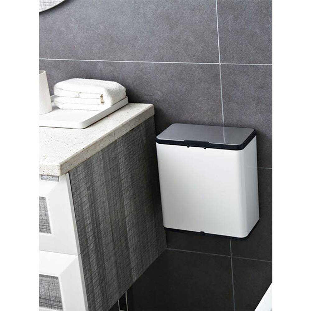 Ведро для мусора, внутр ведро, держатель м/мешков, Foodatlas JAH-541, 6л