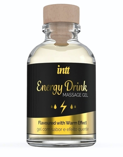Массажный гель с согревающим эффектом Energy Drink - 30 мл.
