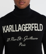 Хлопковый гольф knit Karl Lagerfeld - черный(655020 534399)