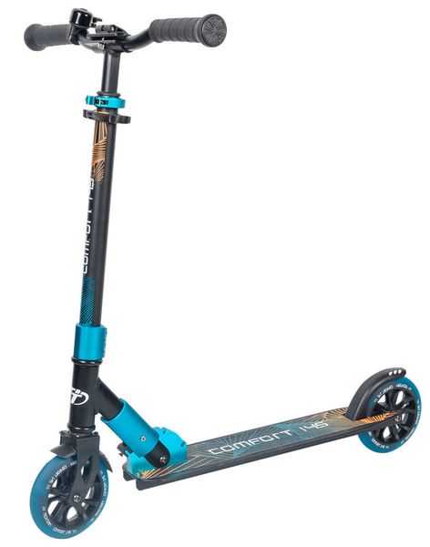 Складной самокат Comfort 145R LUX синий