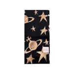 VIVIENNE WESTWOOD ПЛАТОК ЧЕРНЫЙ ПРИНТ ORBS AND STARS С ЛОГОТИПОМ БРЕНДА