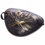 Повязка на глаз «Пират серебряный череп»