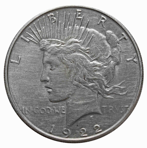 1 доллар 1922 год. (S). США VF (Мирный)
