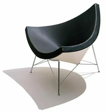 кресло coconut armchair ( кожа) (by Steel Arts)