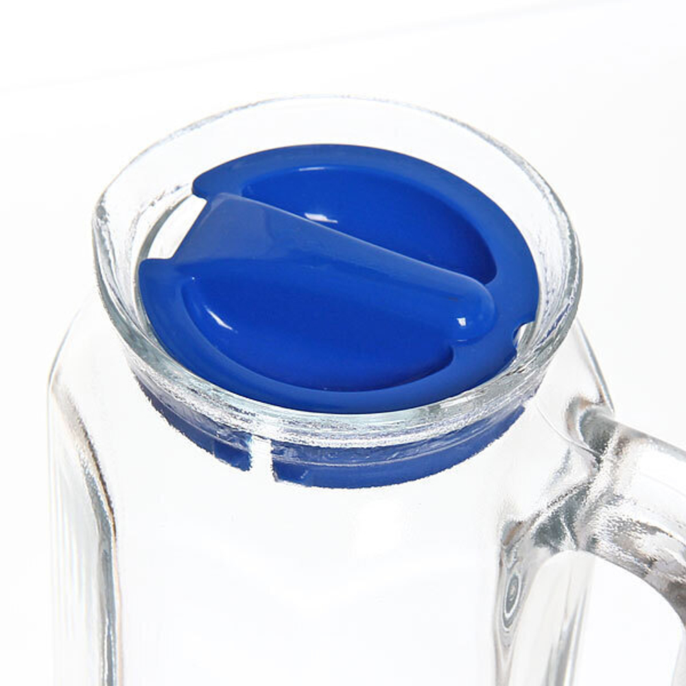 Кувшин 1л «Кошем» с синей крышкой 80051SLB