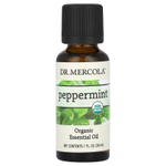 Dr. Mercola, Органическое эфирное масло, перечная мята, 30 мл (1 жидк. унц.)